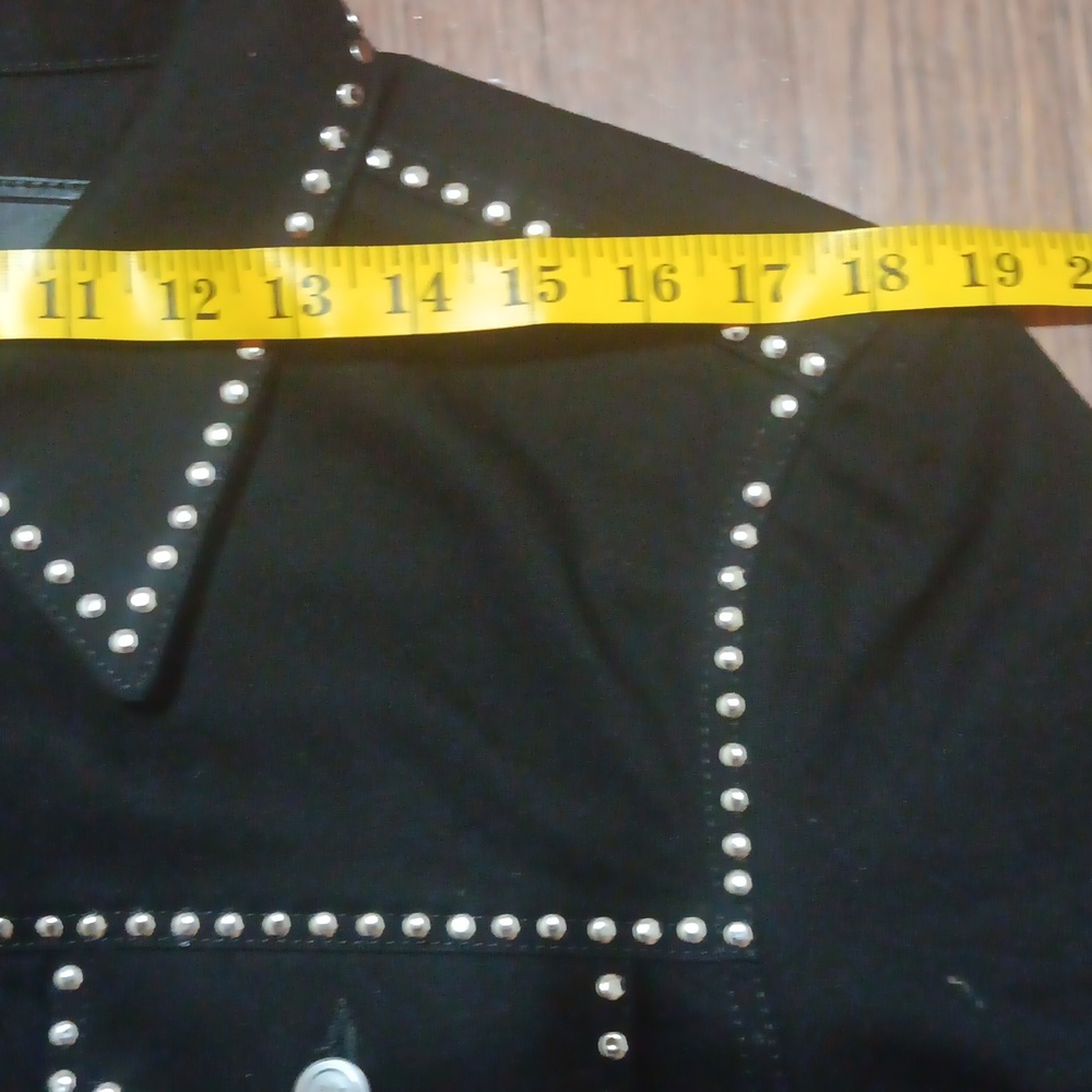 BLK DNM Black Studded Jean Jacket - Picture 13 of 13